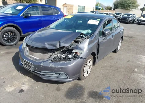 2015 Honda Civic Lx z USA, uszkodzony, nr VIN 2HGFB2F50FH537489
